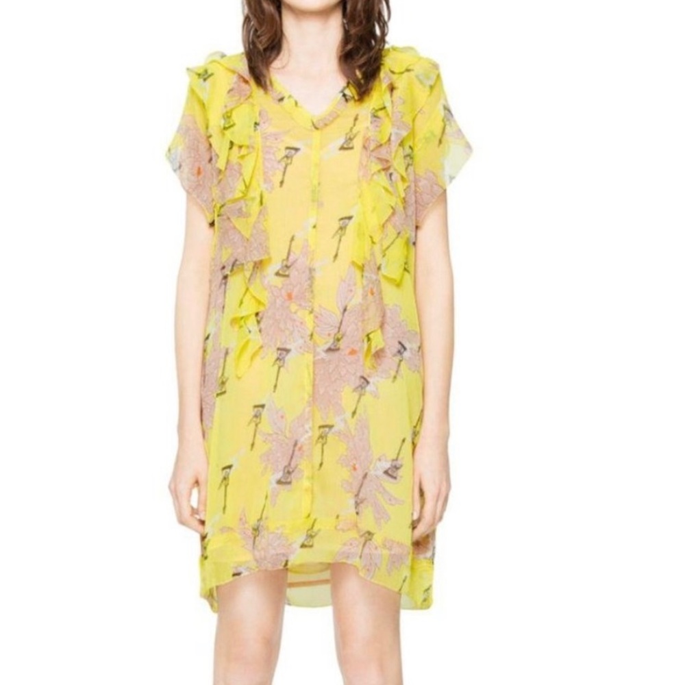 ZADIG & VOLTAIRE “River Blossom” mini dress